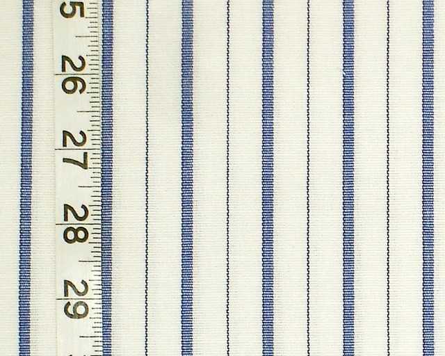 Blue Stripe Fabric, Cobalt, Standard Cut