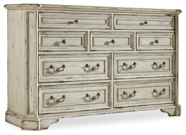 Hooker Furniture Sanctuary Chalky White Bedroom Set Traditional