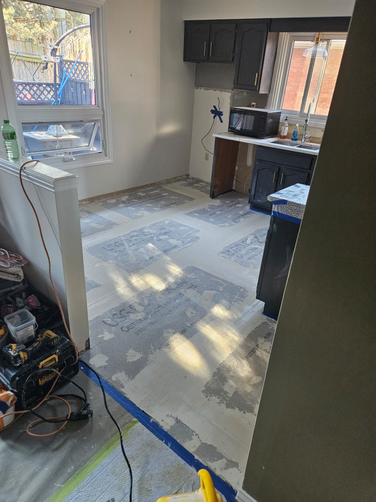Kitchen Remodel (Floors & Backsplash)