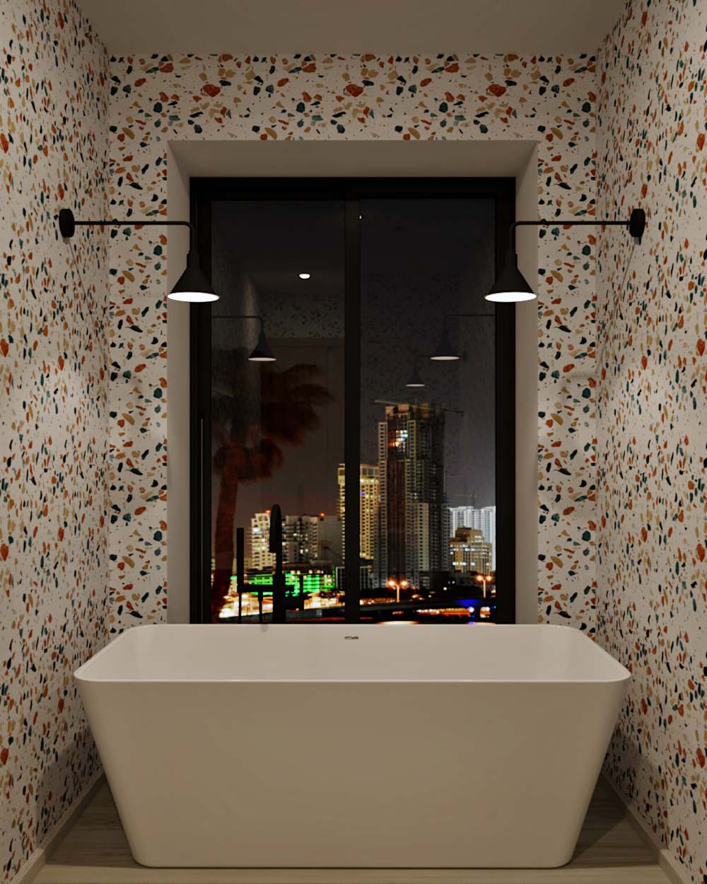 белый "ТЕРРАЦЦО"