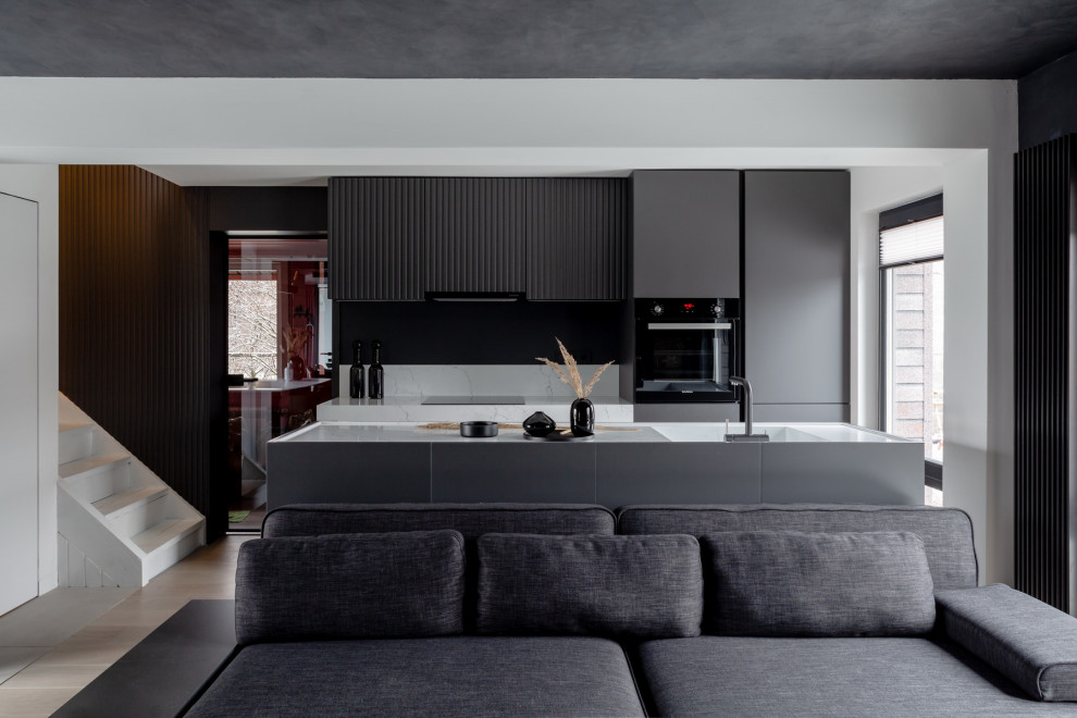 Кухня-гостиная в загородном доме. Дачный ответ.