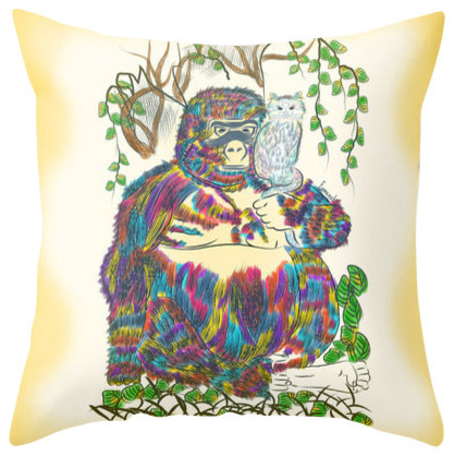 Whimsical Fairy Tale Pillow Cover