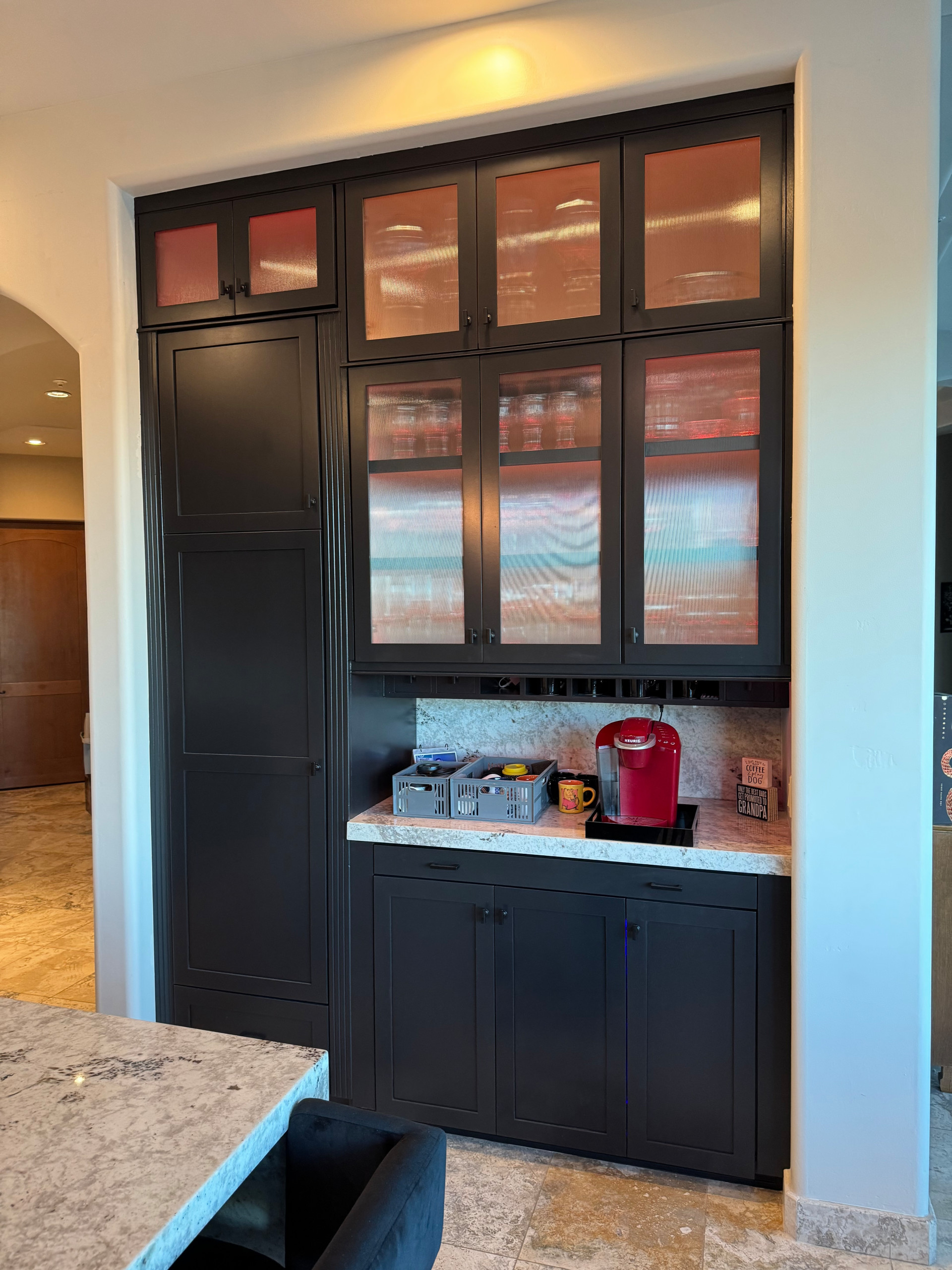Two Tone Kitchen Reface and Partial Build