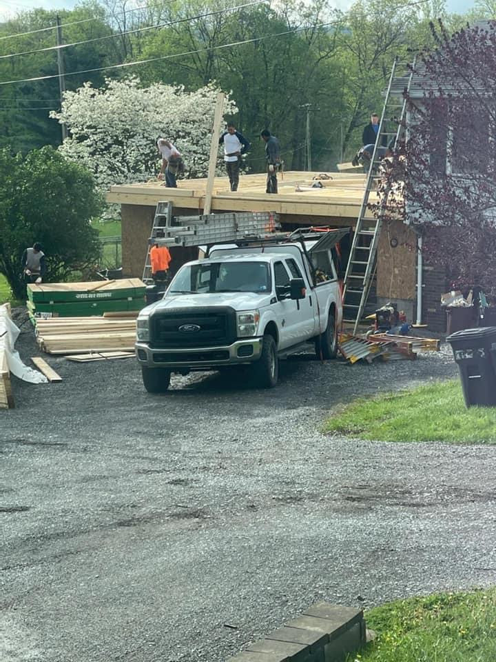 Garage and 2nd Floor Room Addition in progress