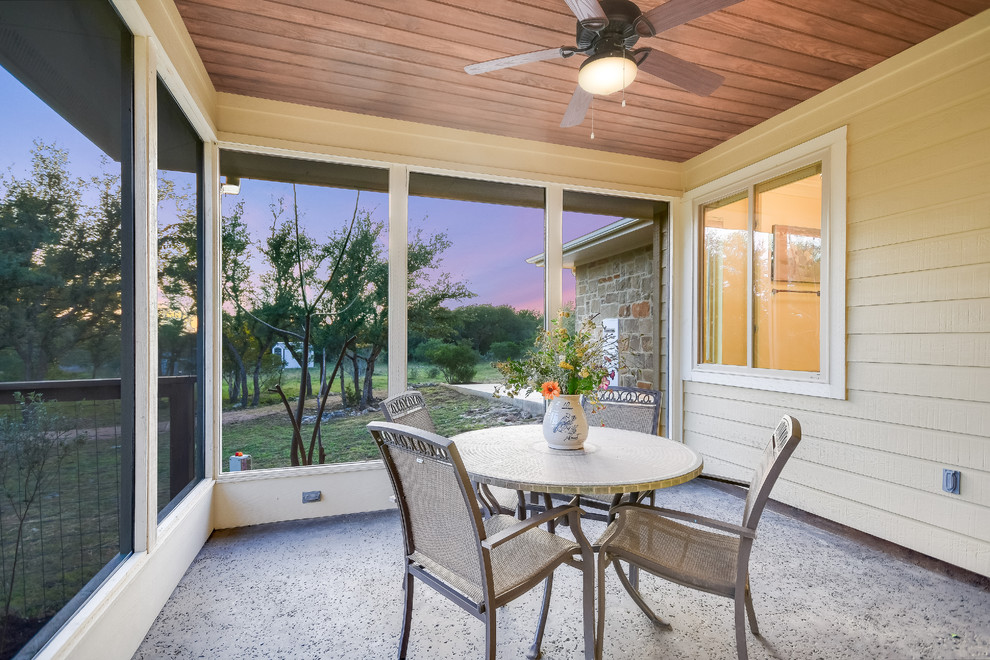 This is an example of a traditional verandah in Austin.