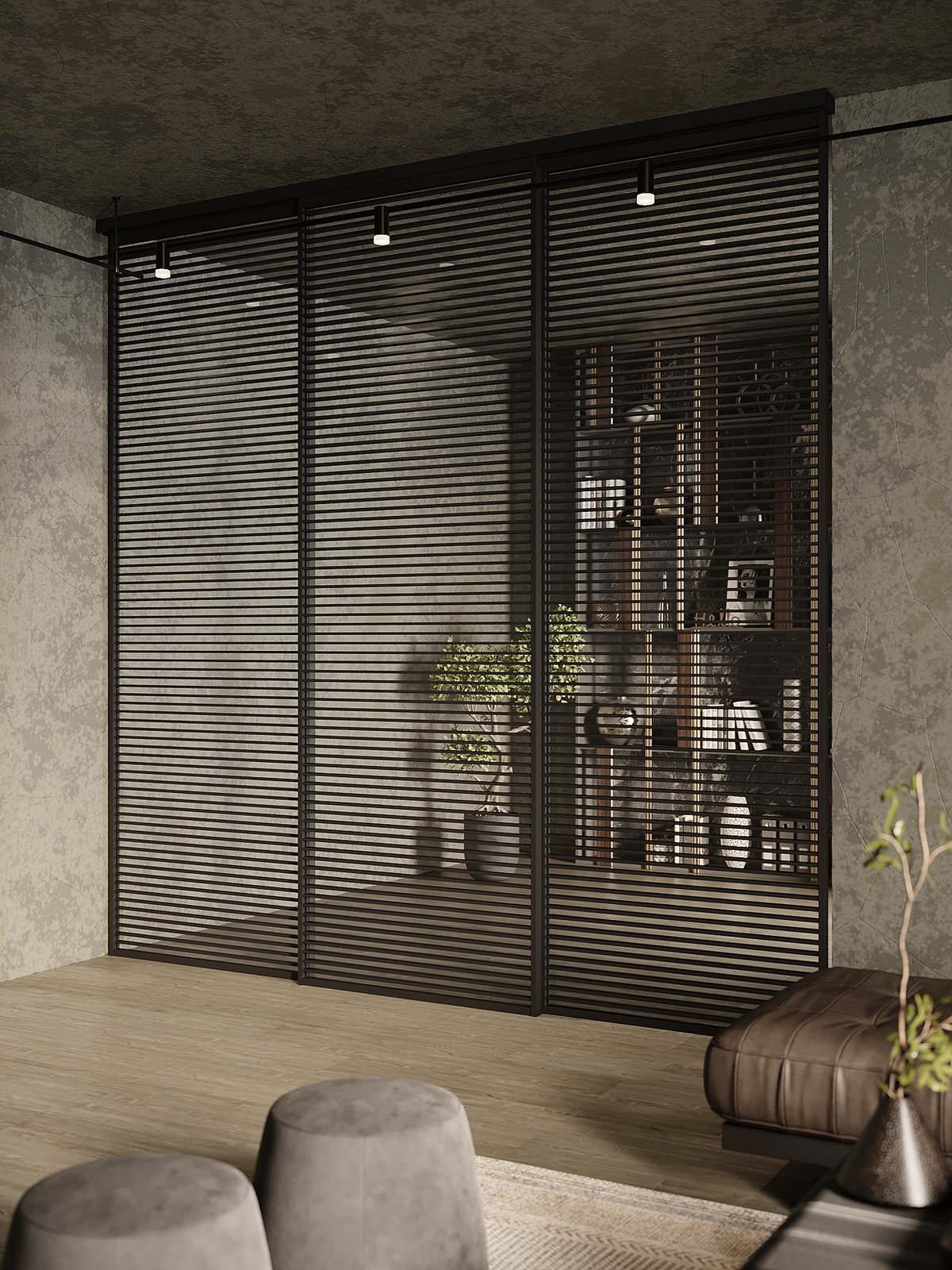 Sliding glass doors