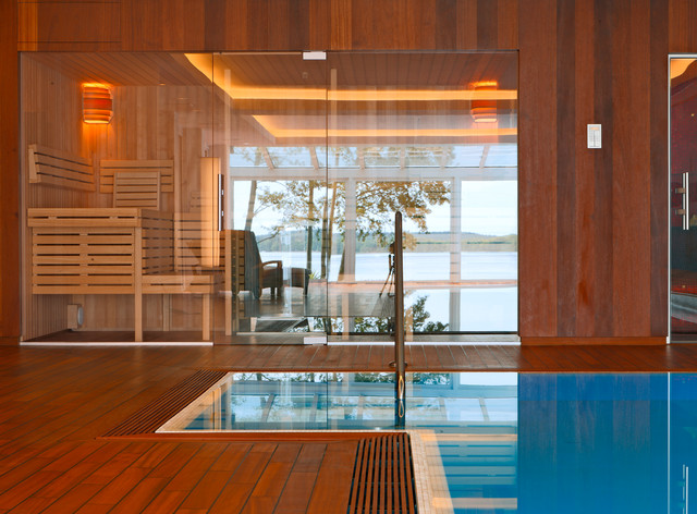 Innenarchitektur Villa trendy-pool