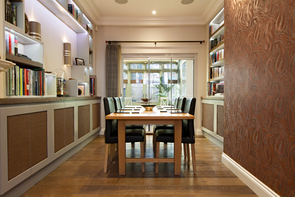 Open Plan Eclectic Living & Dining
