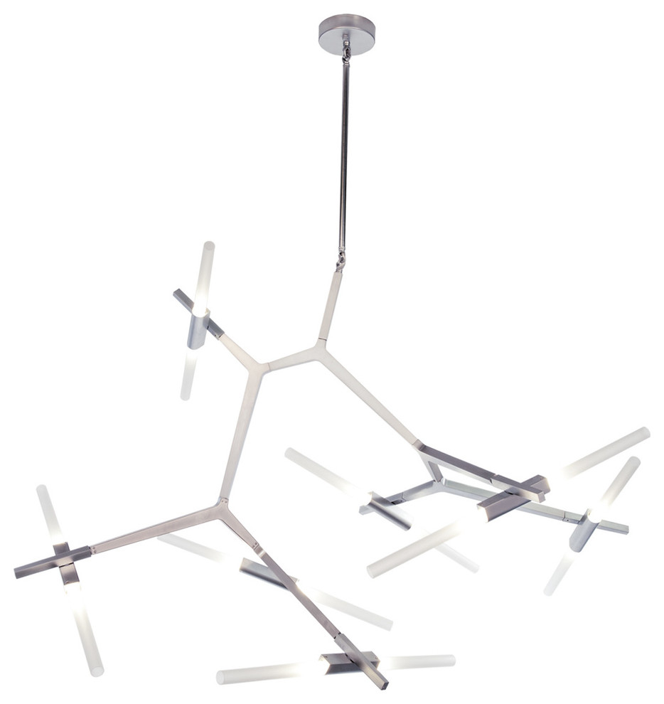 Avenue Lighting San Vicente Blvd. 14Light Hanging Chandelier Modern