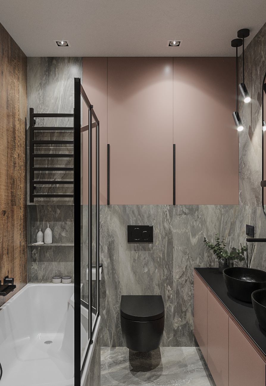 Ванная комната 3,2 кв.м., Выборг