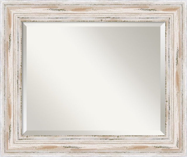 white wash mirror