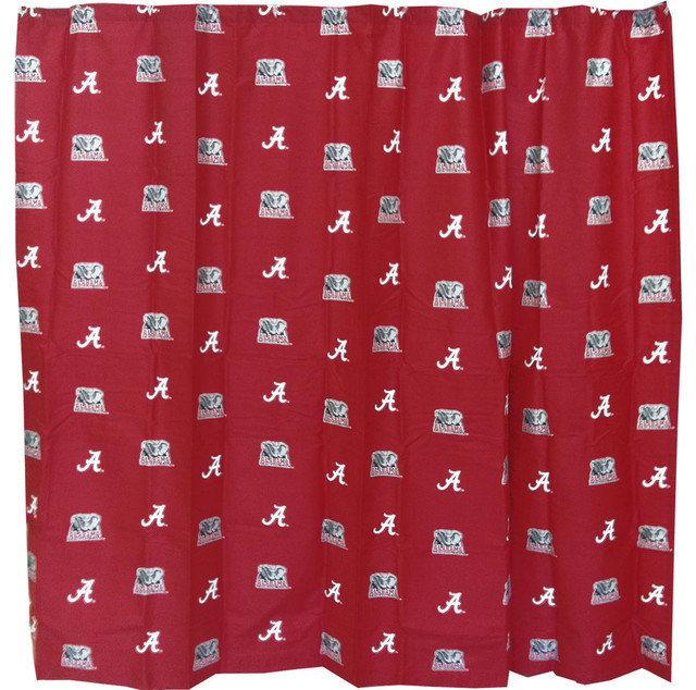 Ncaa Alabama Crimson Tide Shower Curtain Bathroom Decoration Ncaa Alabama Crimson Tide Shower Curtain Bathroom Decoration