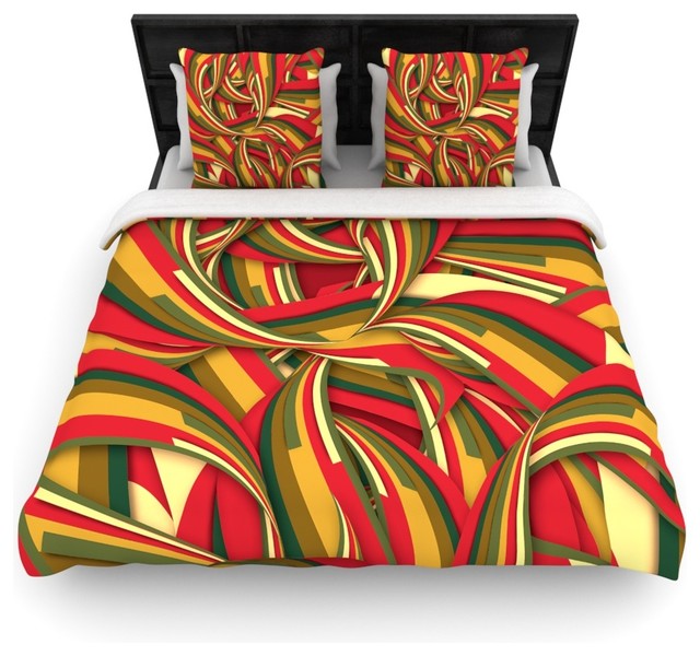 Danny Ivan Excited Christmas Red Orange Duvet Cover Danny Ivan Excited Christmas Red Orange Cotton Duvet Cover Twin 68