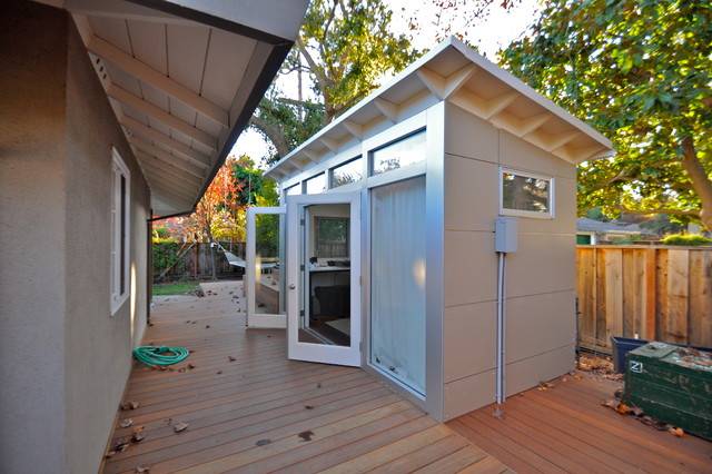 Music Studio Shed Office 8x14 - Modern - Shed - San 