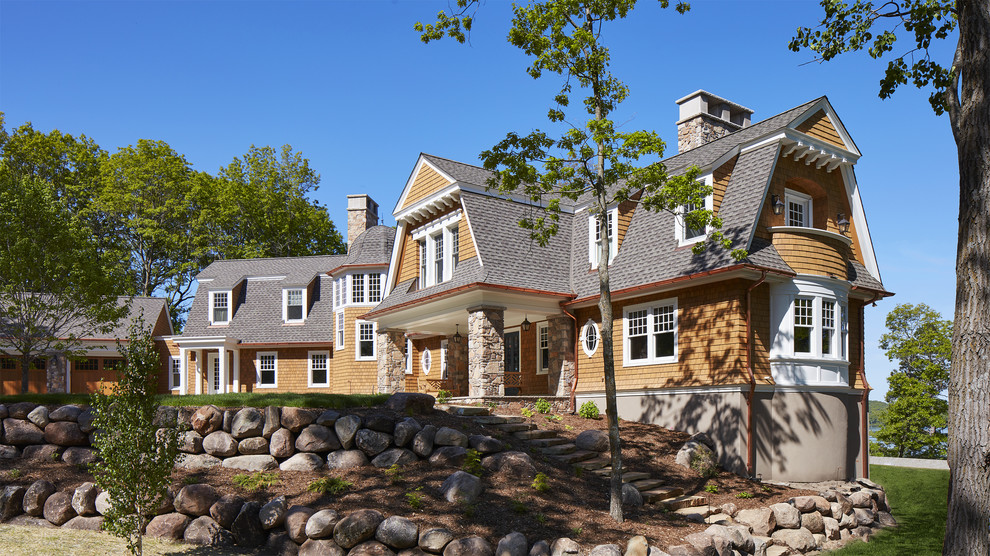 Brainerd Lakes Shingle Style - Builder: John Kraemer & Sons | Architecture: Murphy & Co. Design | Interiors: Engler Studio | Photography: Corey Gaffer