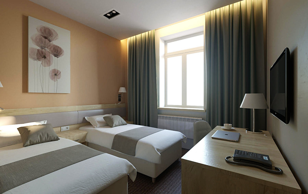 Гостиница на 115 номеров с кафе и баром