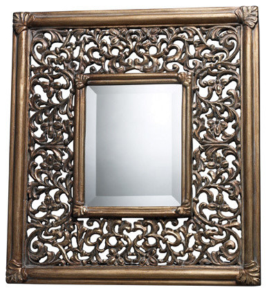 Collingswood Mirror In Ravenhill Gold