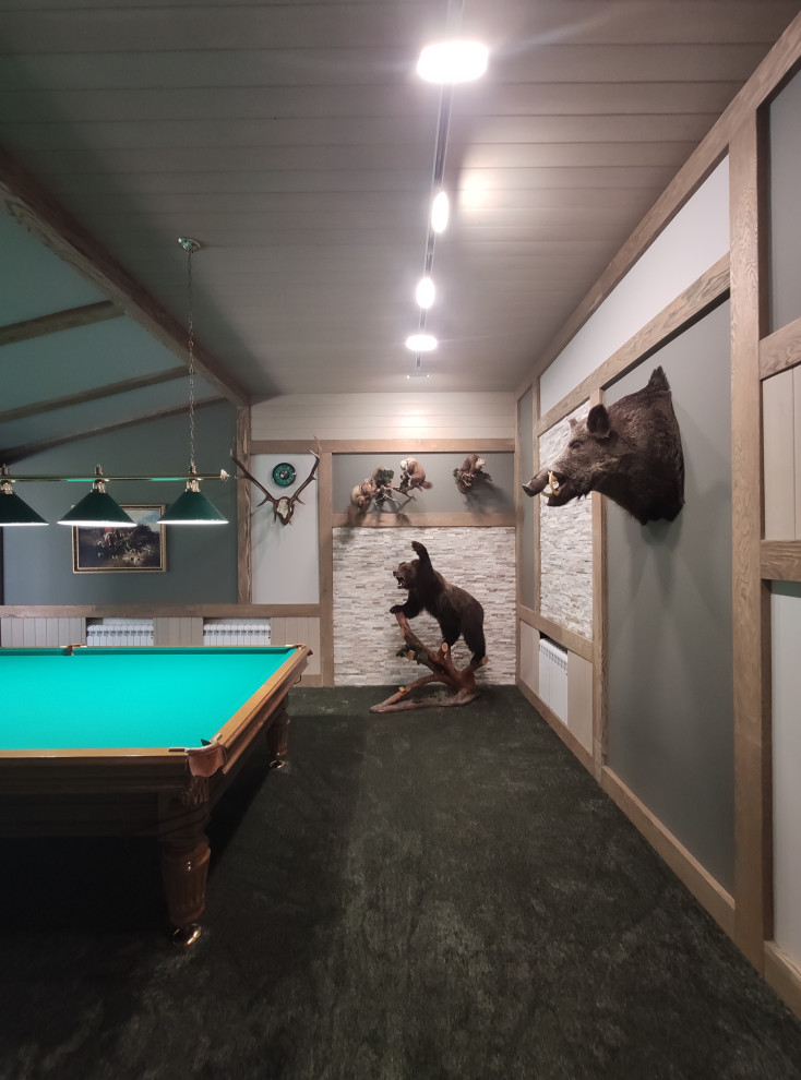 Бильярдная с трофеями