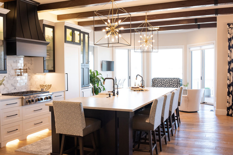 Kitchen - transitional kitchen idea in Denver