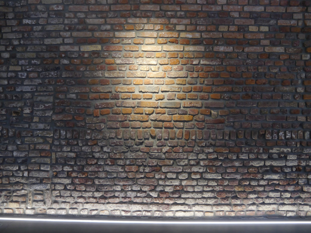 gereinigtes Mauerwerk