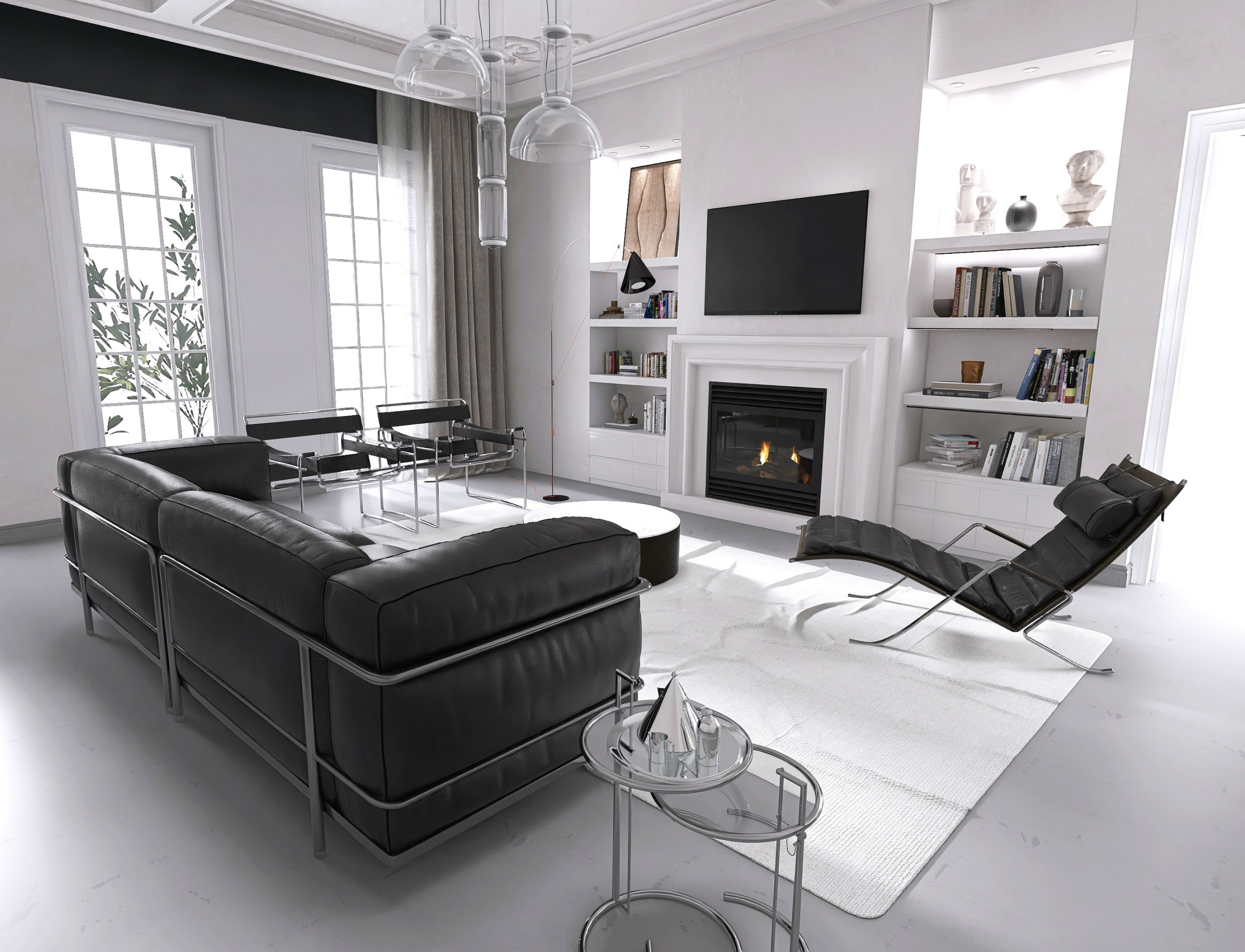 Open space in stile classico contemporaneo