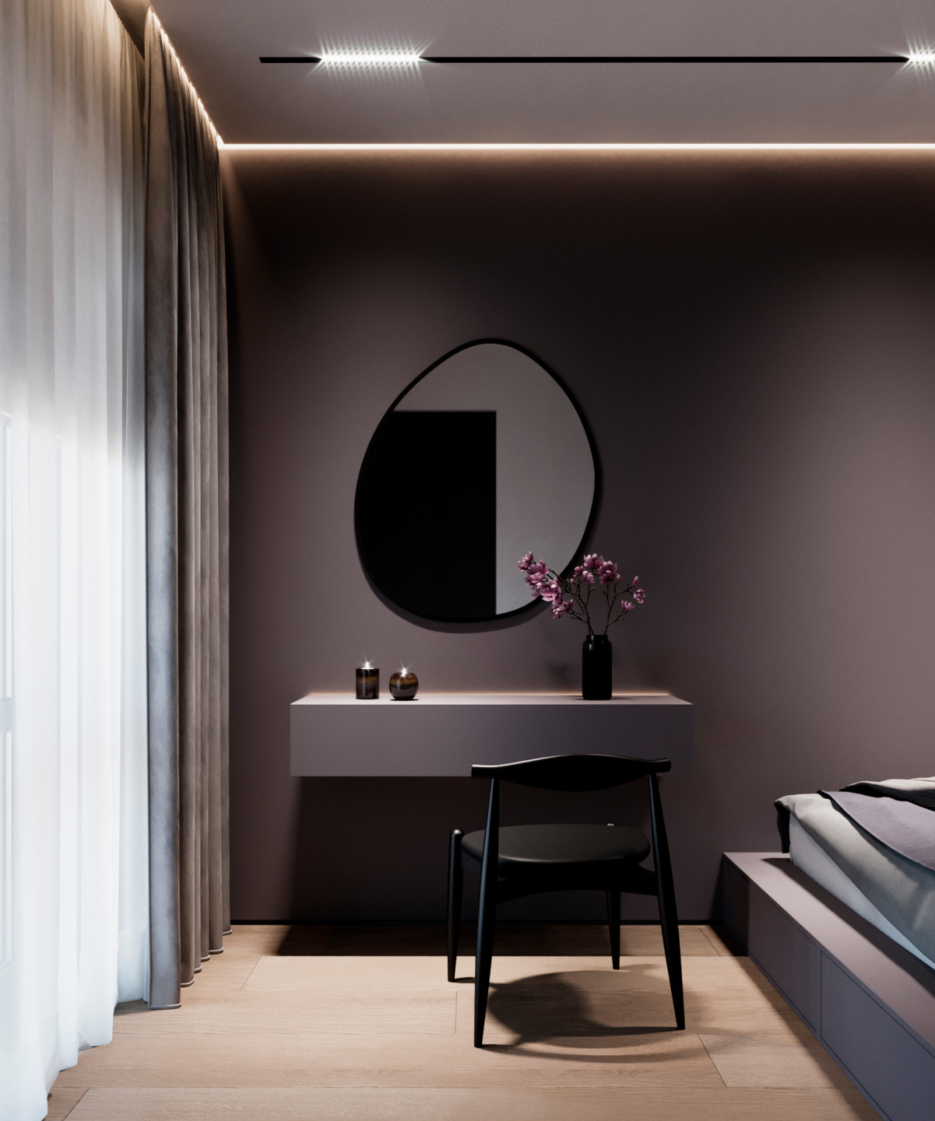 Черно-белая квартира