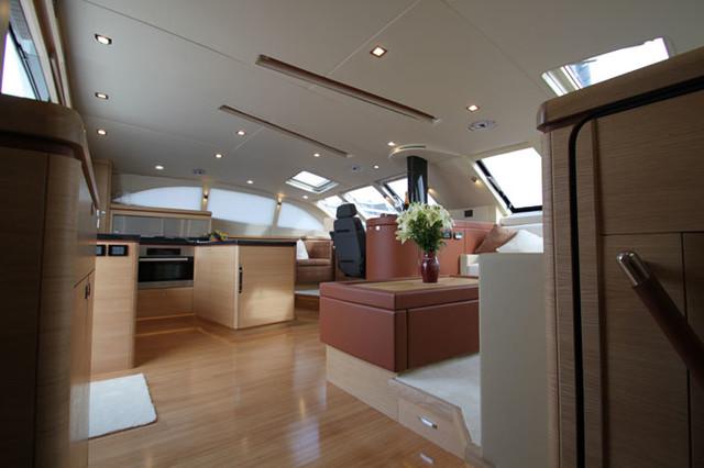 Yachts modern-living-room