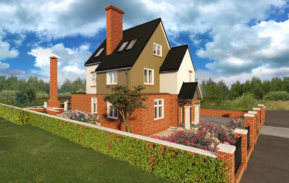 Concepturаl visual renders of private house / Nottinghamshire / England / the UK