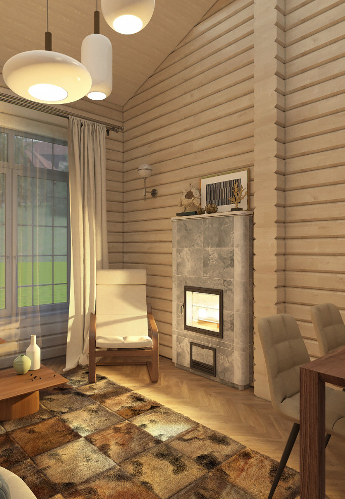 Баня из  клееного бруса в пос. Заповедник