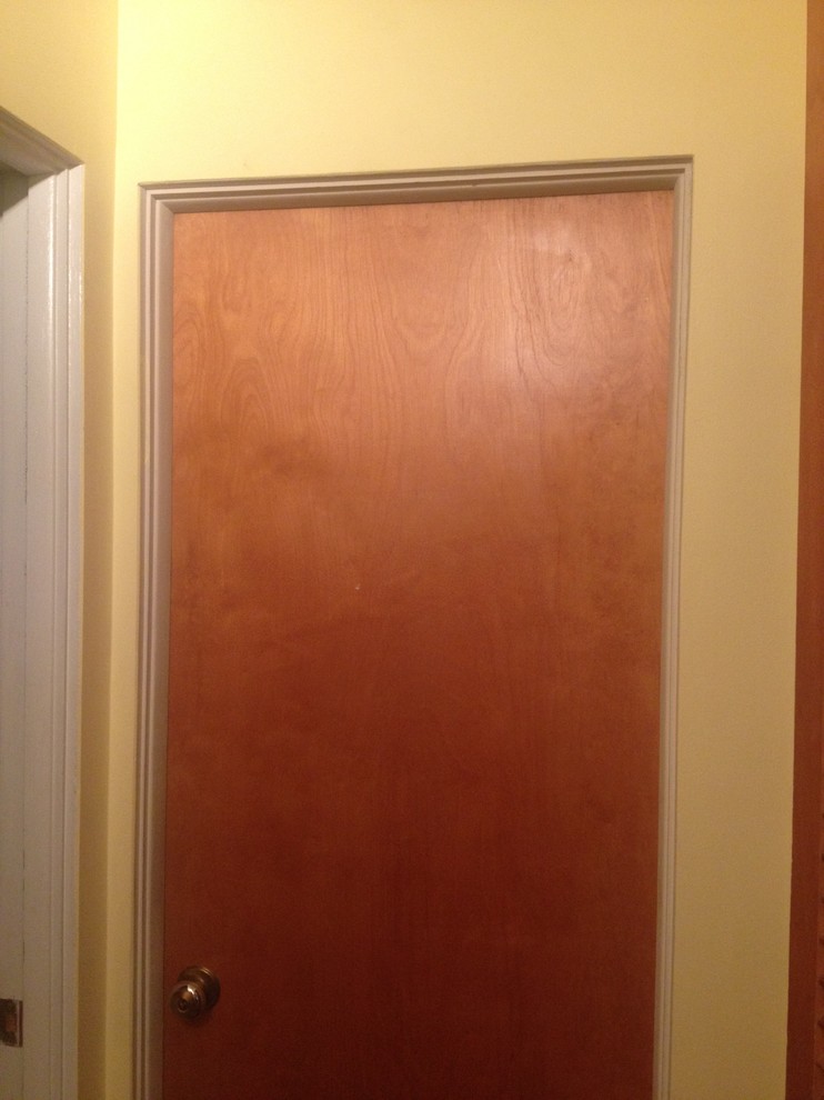 not enough room for trim on doors!