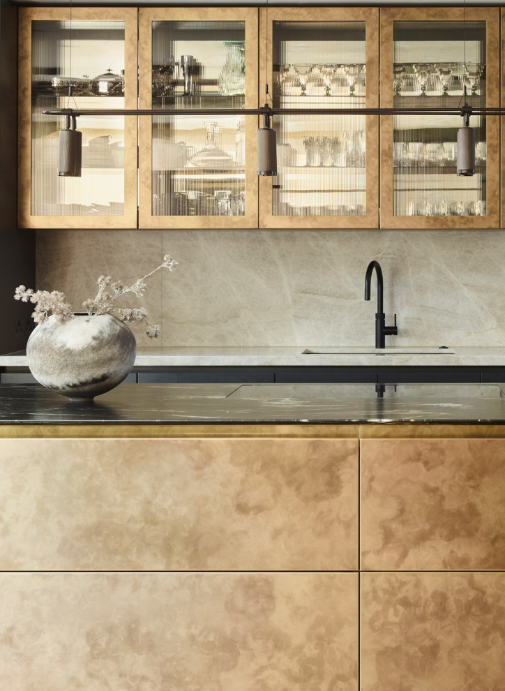 Modern kitchen in London.