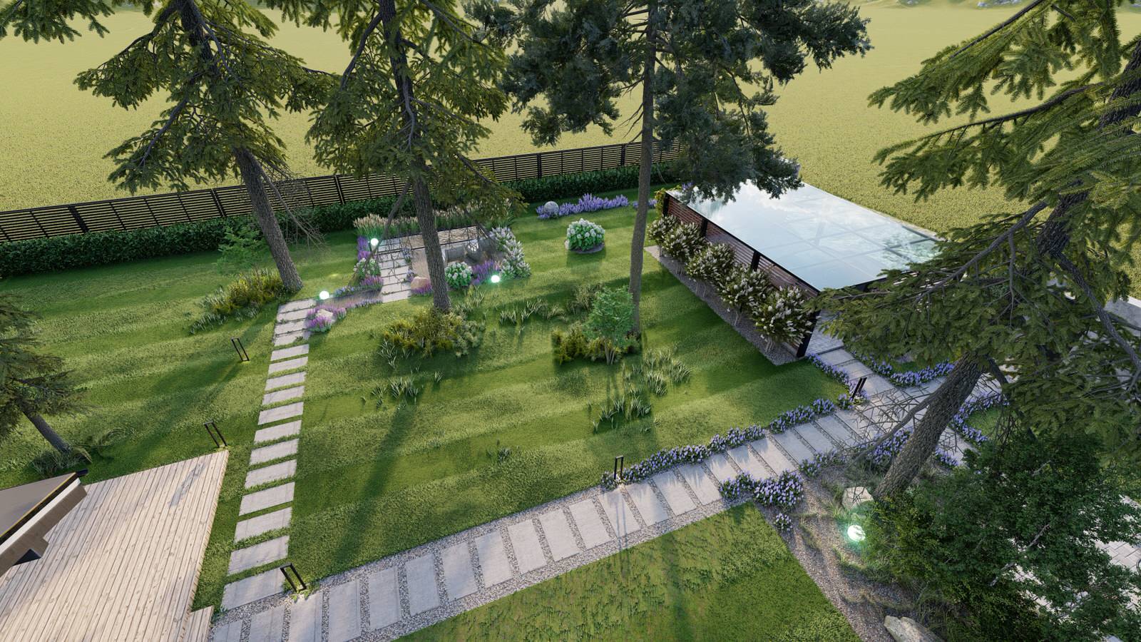 Сад в Санкт-Петербурге