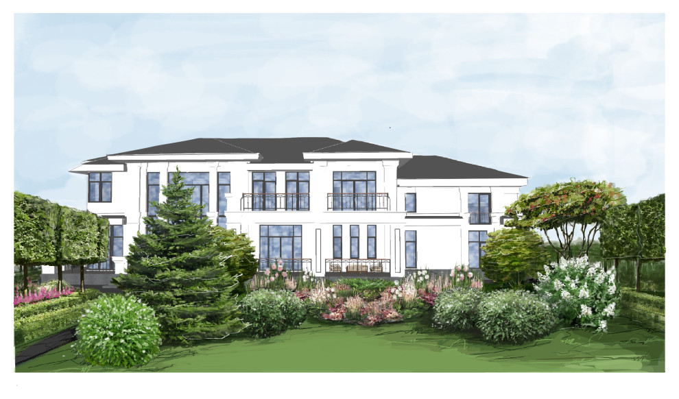 Проекты цветников