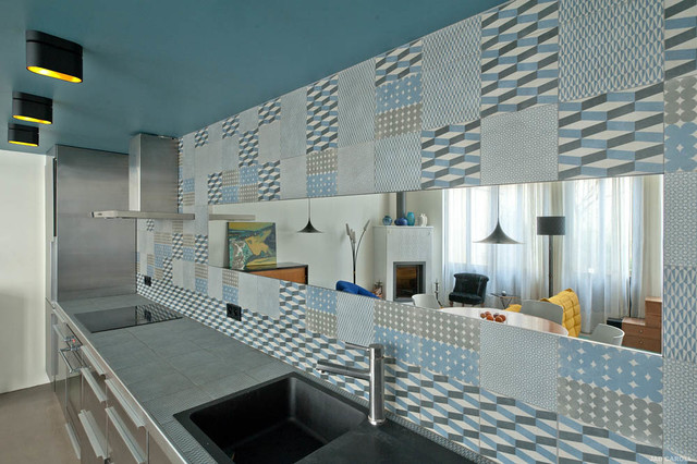 maison 160 m2 PARIS 20 modern-kitchen
