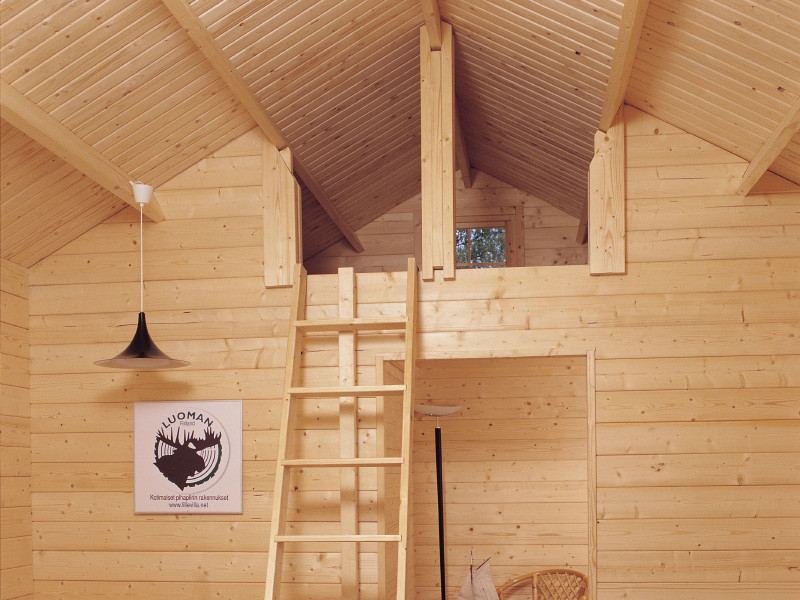 Small Log Cabin Kit Interior Photos - Craftsman - New York - by BZB ...