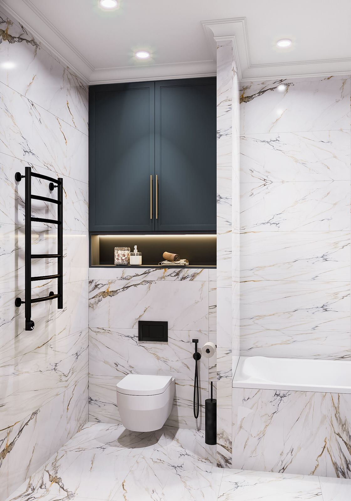 Светлая квартира в стиле неоклассика