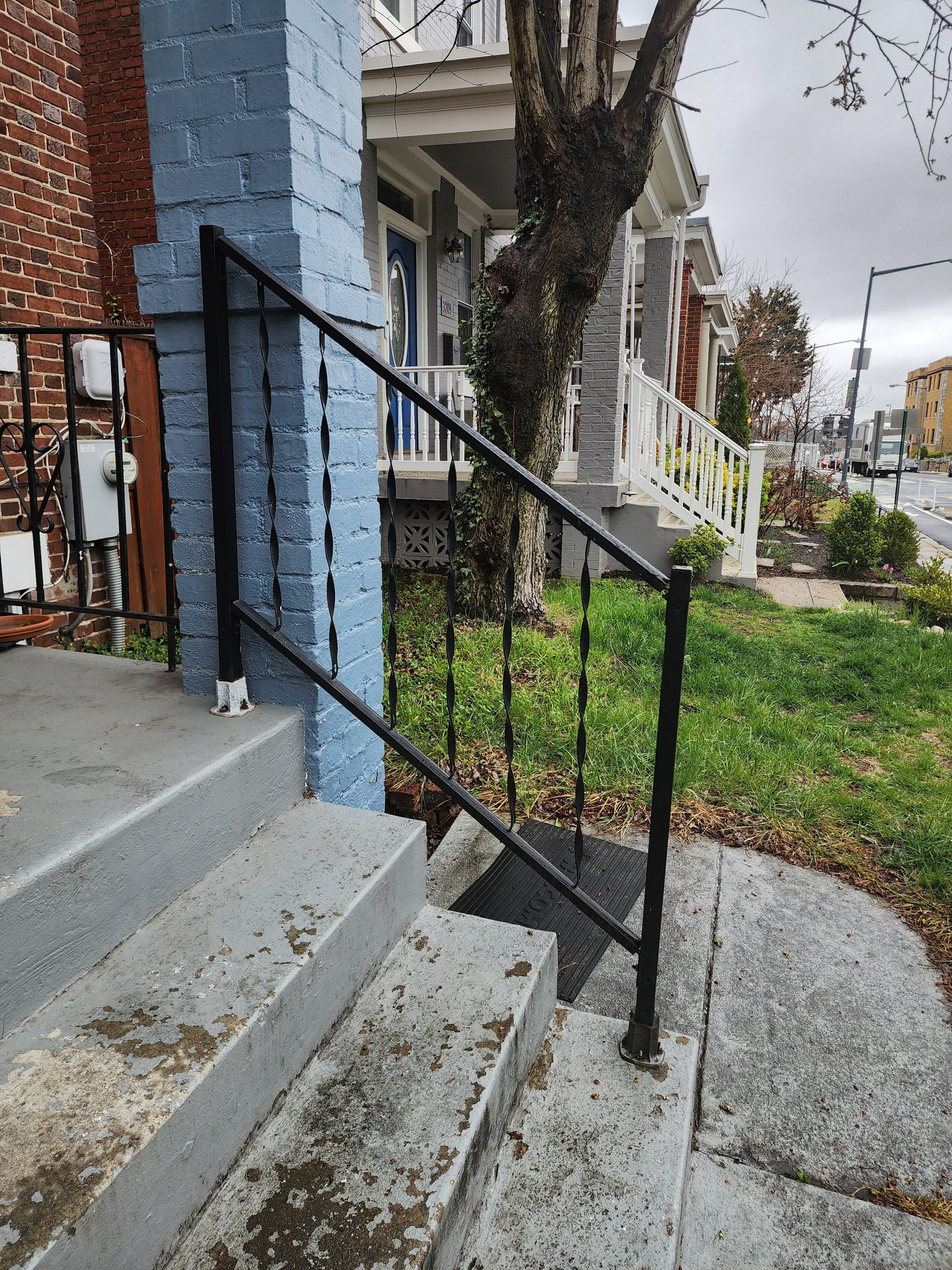 Handrails. Different designs, patterns
