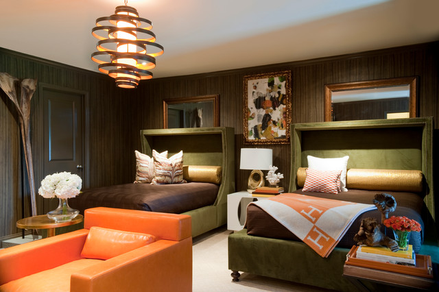 Hampton contemporaneo-camera-da-letto