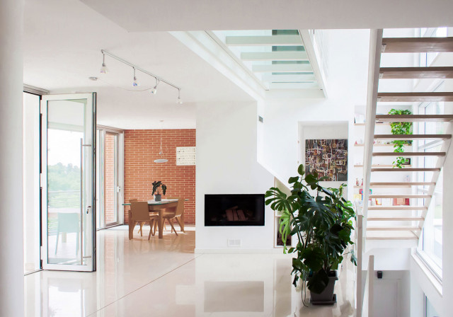 Villa delle Querce modern-vardagsrum