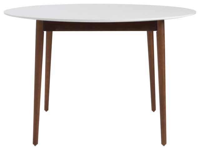 Manon Round Dining Table Midcentury Tables By Euro Style Manon Round Dining Table