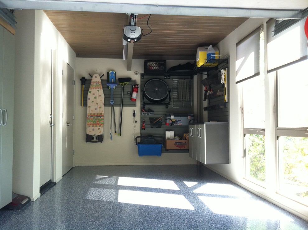This is an example of a contemporary garage in Salt Lake City.