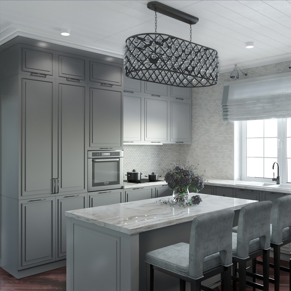 Дизайн интерьера кухни в пос.Ямное, Воронежская область