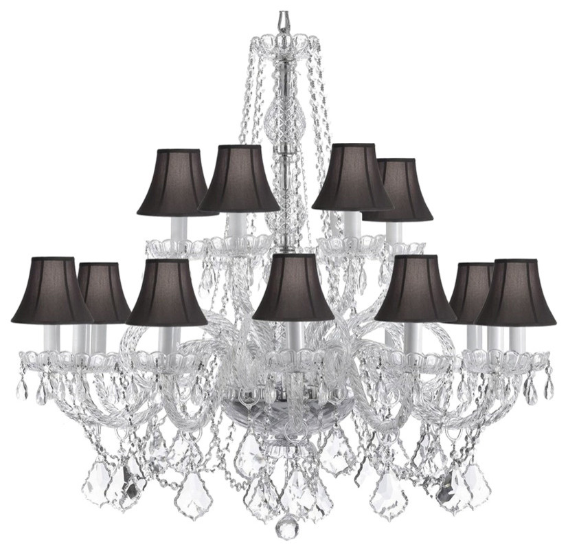 Empress Crystal Chandelier With Black Shades Traditional Chandeliers By Harrisonlane510 - Jet Black Gothic Crystal Chandelier Empress Crystal Chandelier With Black Shades Traditional Chandeliers By Harrisonlane510 - Jet Black Gothic Crystal Chandelier