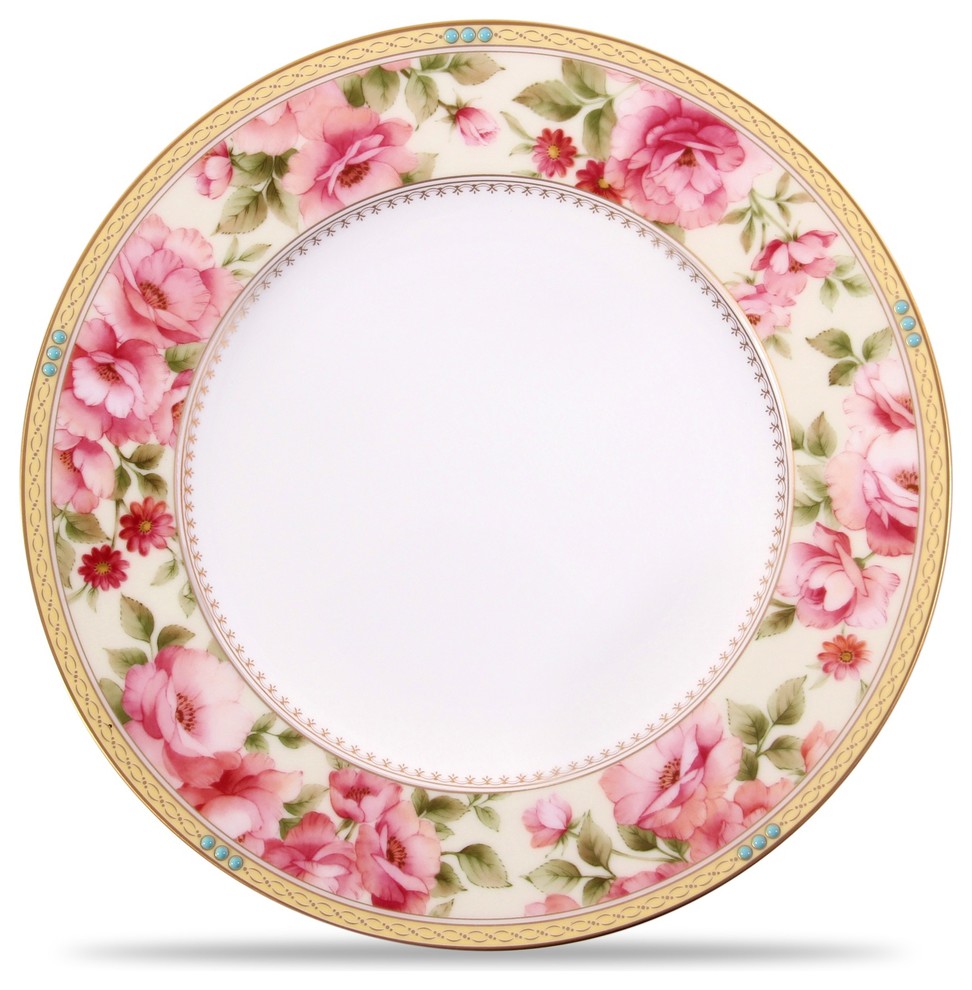 Noritake Hertford Accent Plates, Set of 4 Traditional Dinner Plates