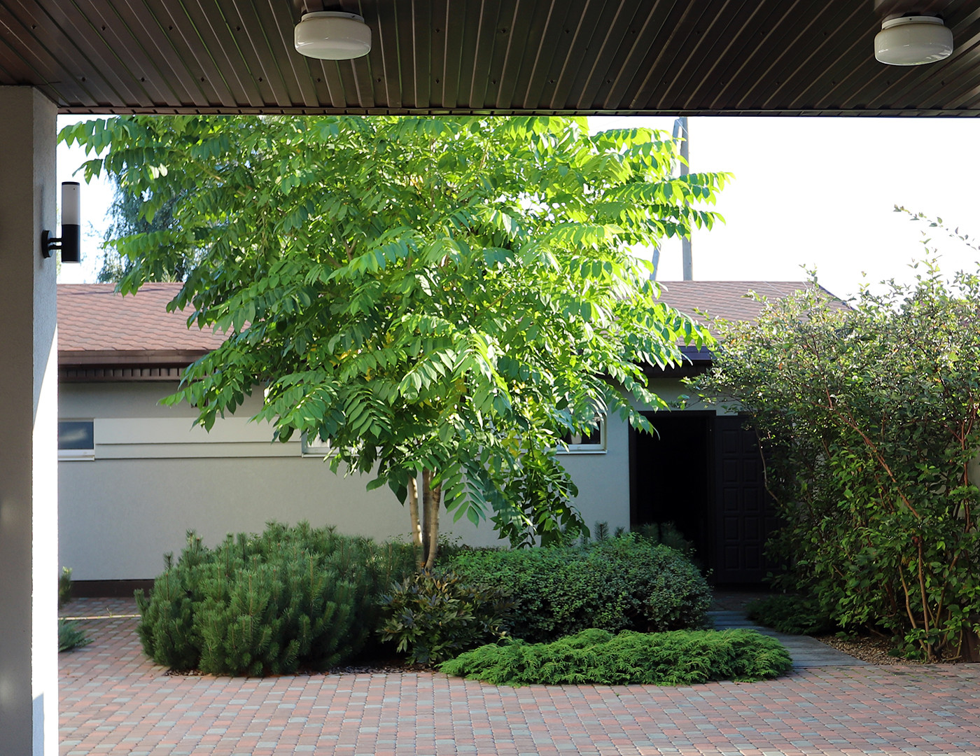 Руст и поперечно исчерченная дорожка