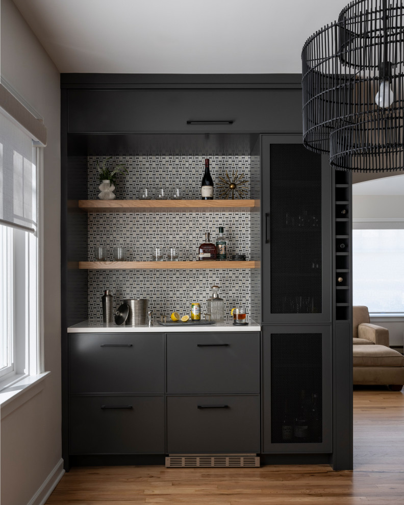 Transitional Home Bar Simply Sophisticated - Transitional - Home Bar - Chicago - by Christie ...