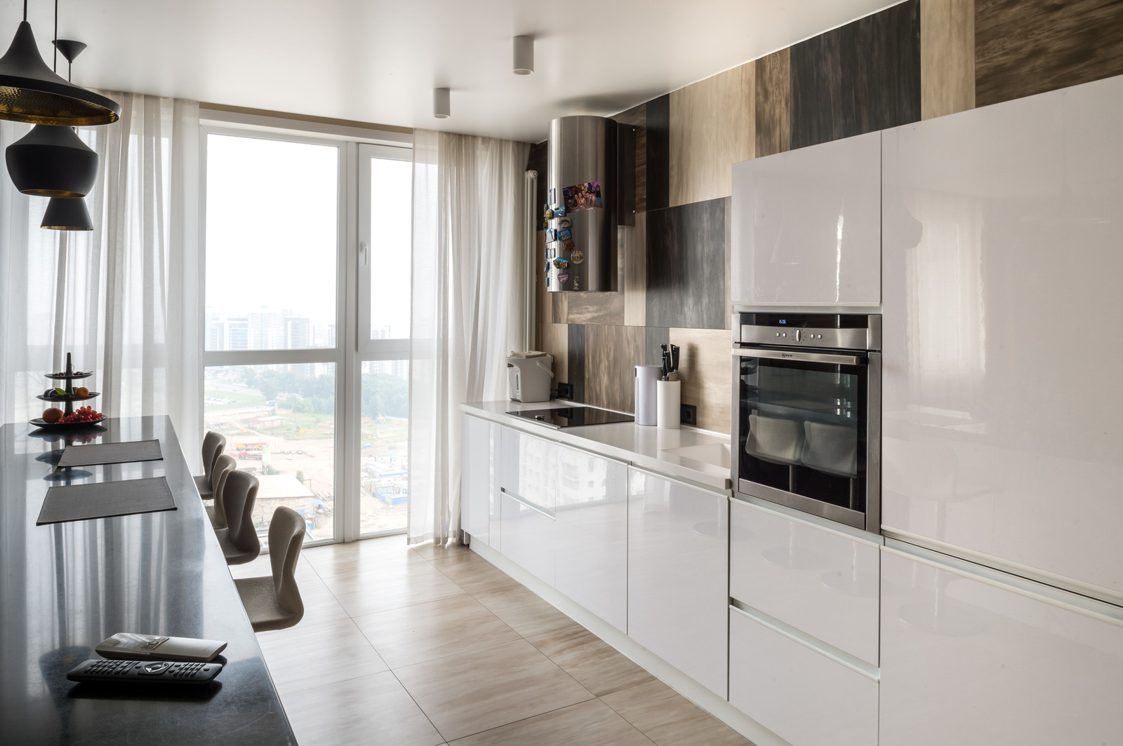 Апартаменты на 20-ом этаже в современном стиле