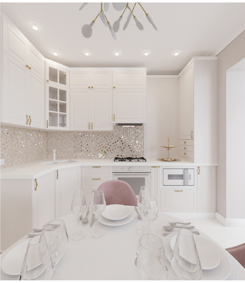 Двухуровневая квартира в стиле Ар-деко