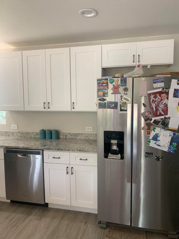 Inspiration for a transitional kitchen remodel in Chicago