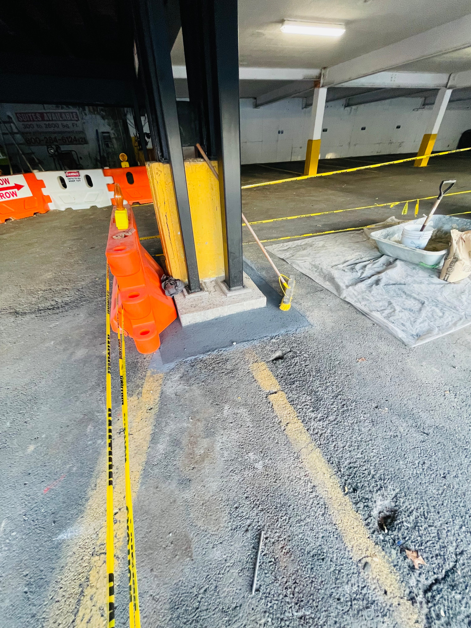 Temporary Parking Structure reinforcement